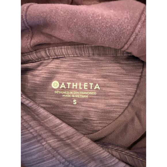 Athleta Crossover Heather Purple Hoodie Small - Picture 3 of 7